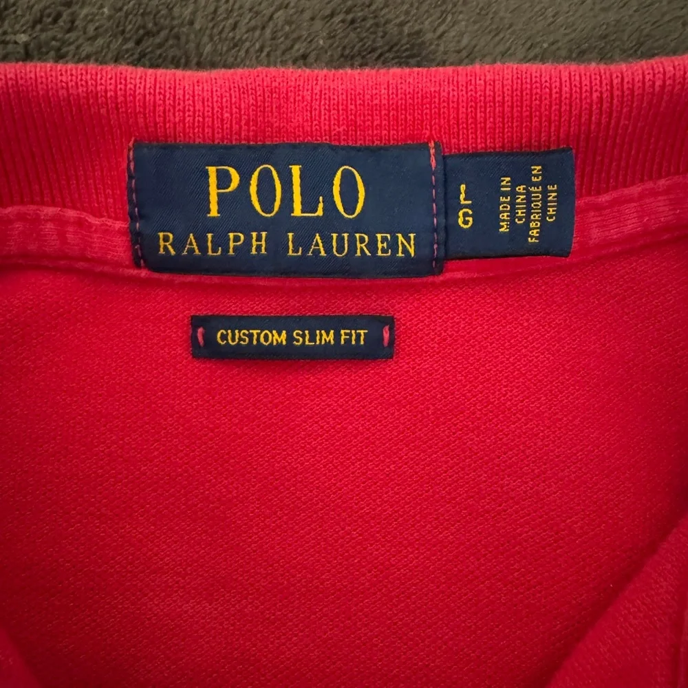 Ralph Lauren Pink Polo Shirt Classic Cotton Short Sleeve - Picture 3 of 3